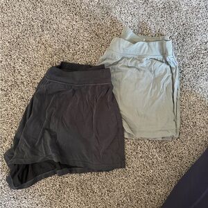 Stylish Women's Short Set - Black and Green